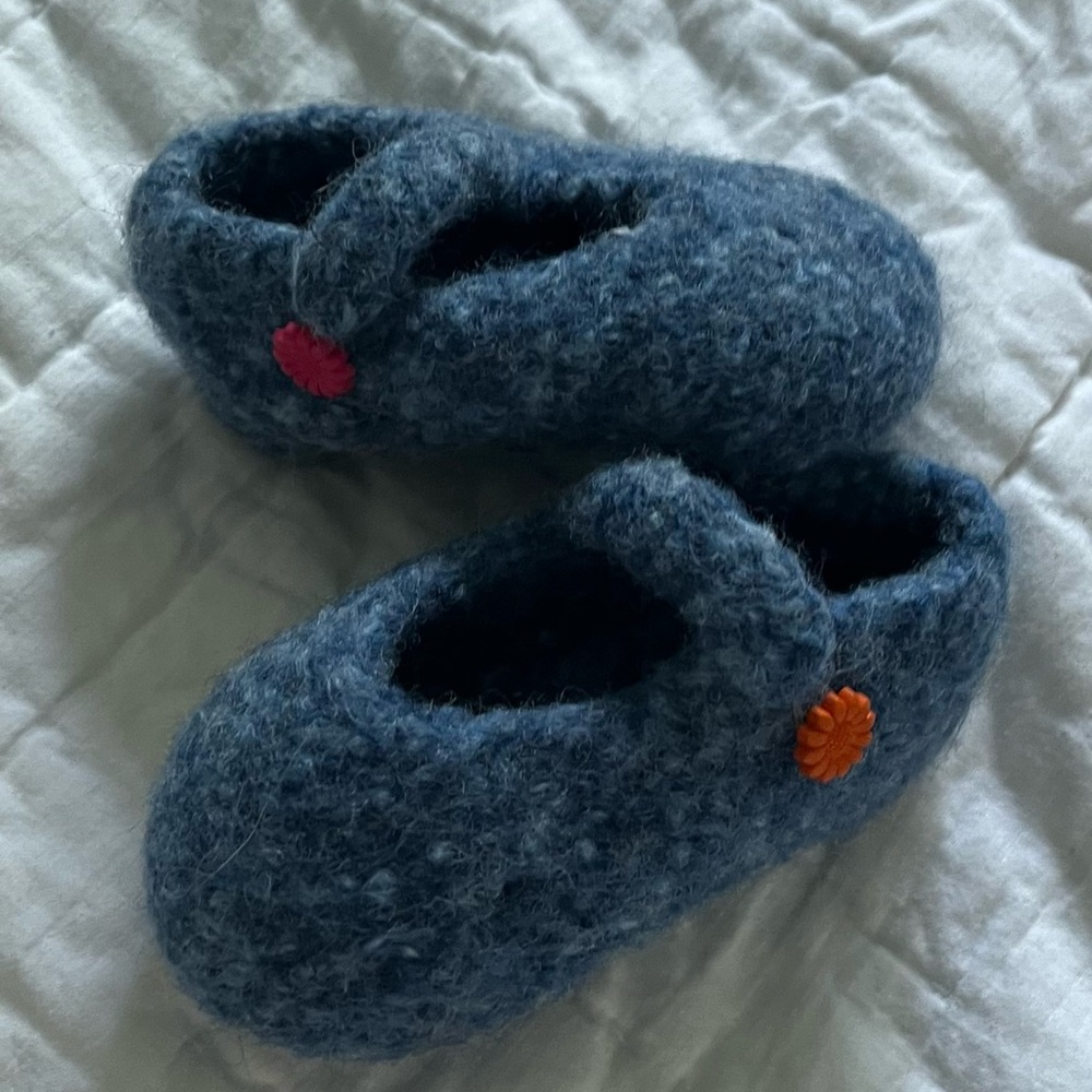 Handmade Felted Wool Baby Mary JaneS